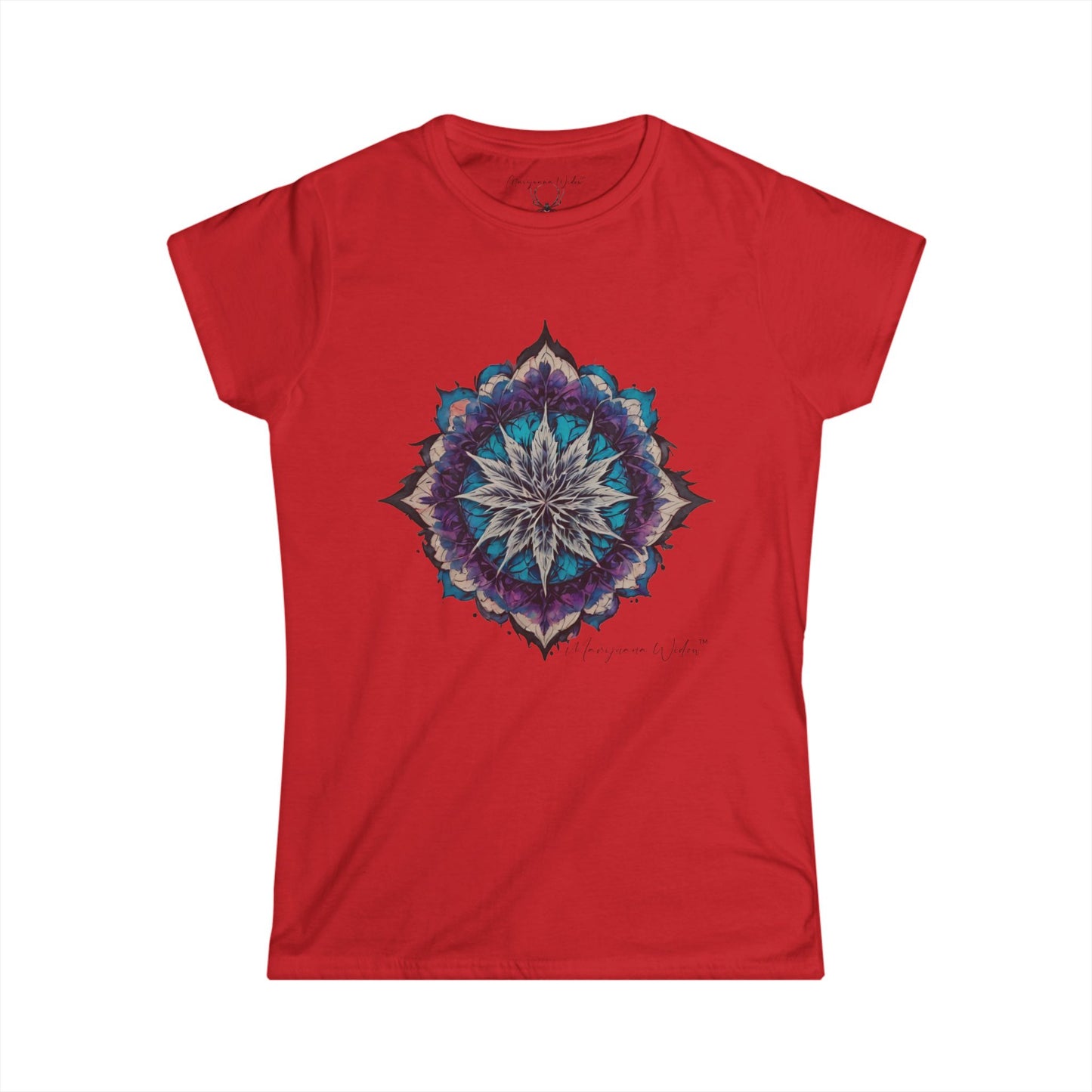 Spiritual Journey in Purple and Blue — Women's Tee