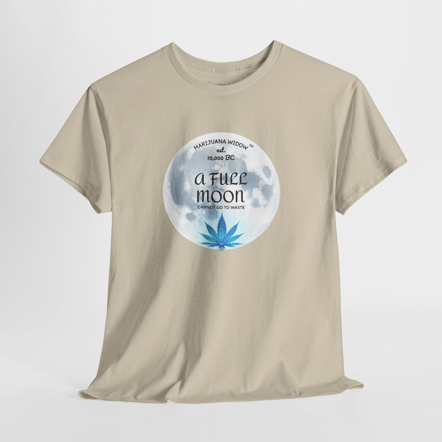 Full Moon Marijuana Flower - Unisex T-shirt