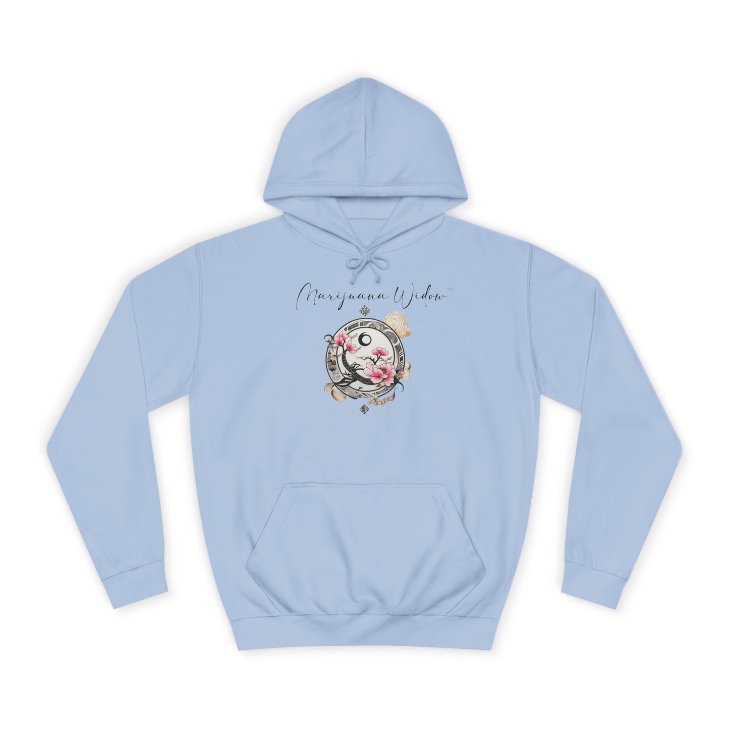 Ride the Dragon - Dragon Floral Hoodie - Japanese-Inspired Unisex Hoodie