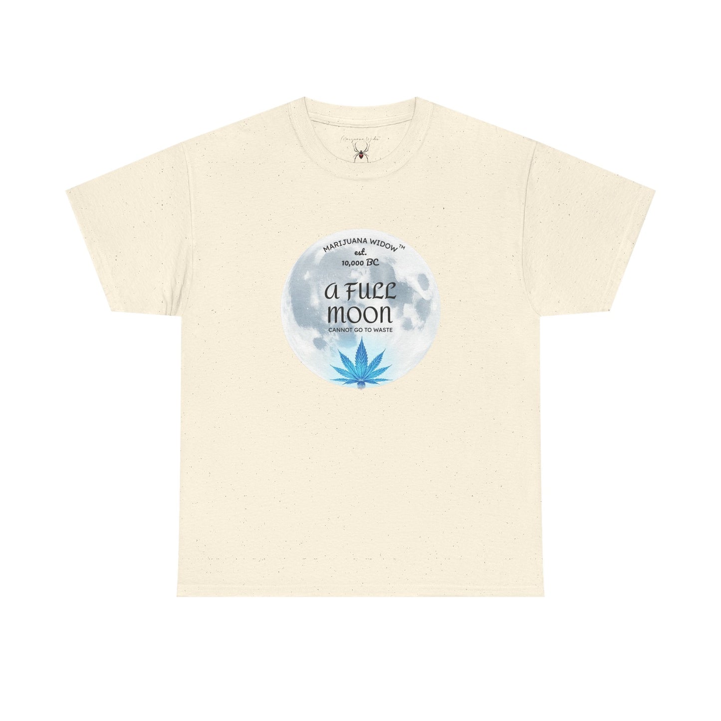 Full Moon Marijuana Flower - Unisex T-shirt