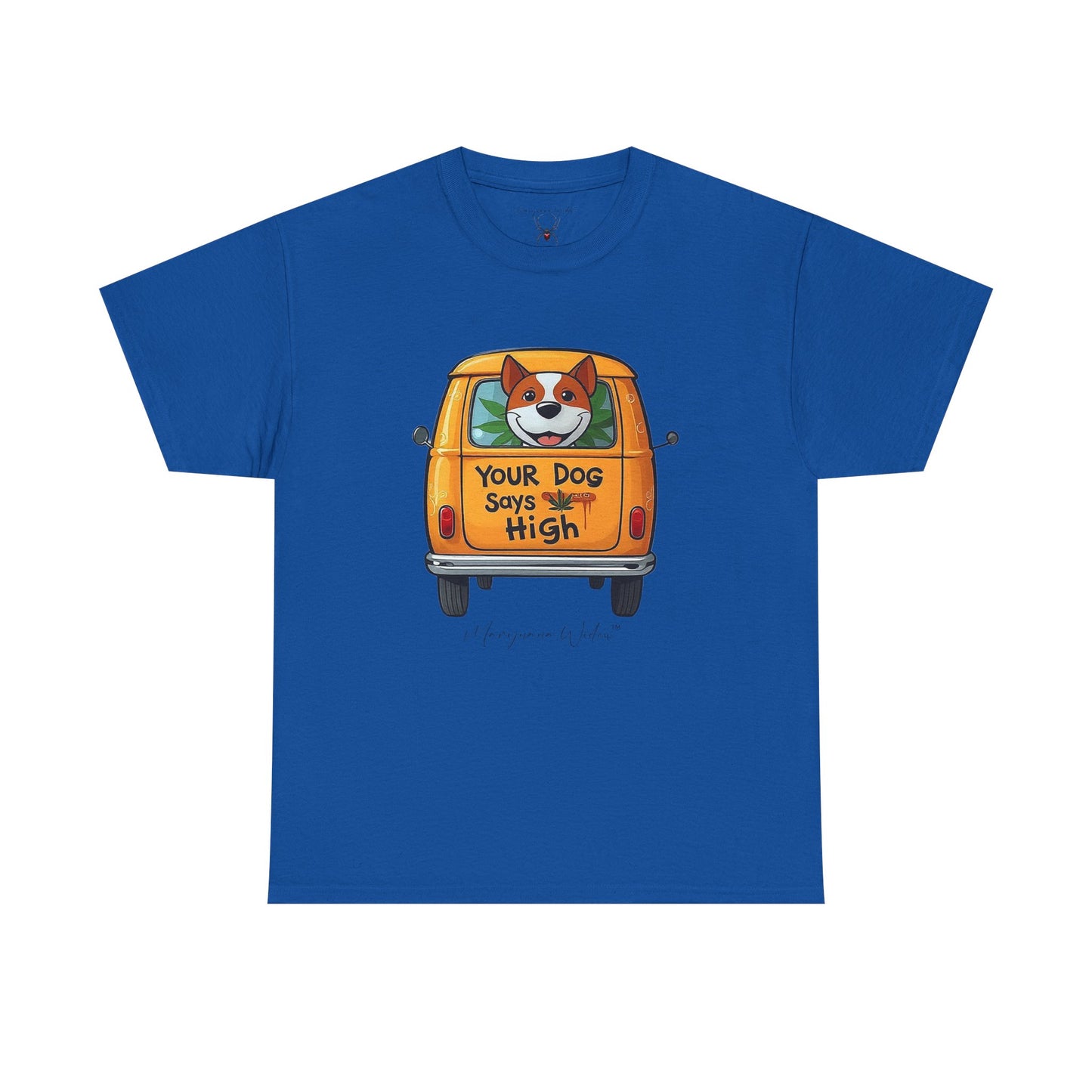 Camper Van High - Your Dog Says High Yellow Van - Unisex T-shirt
