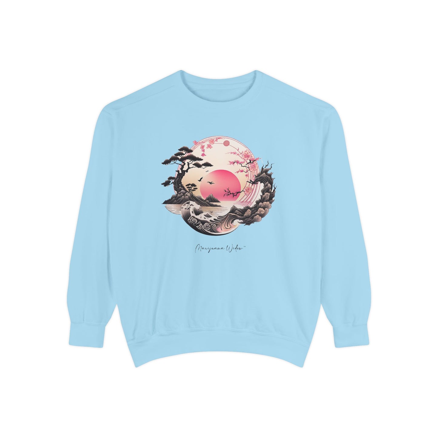 Japanese Sunset Cherry Blossom Sweatshirt
