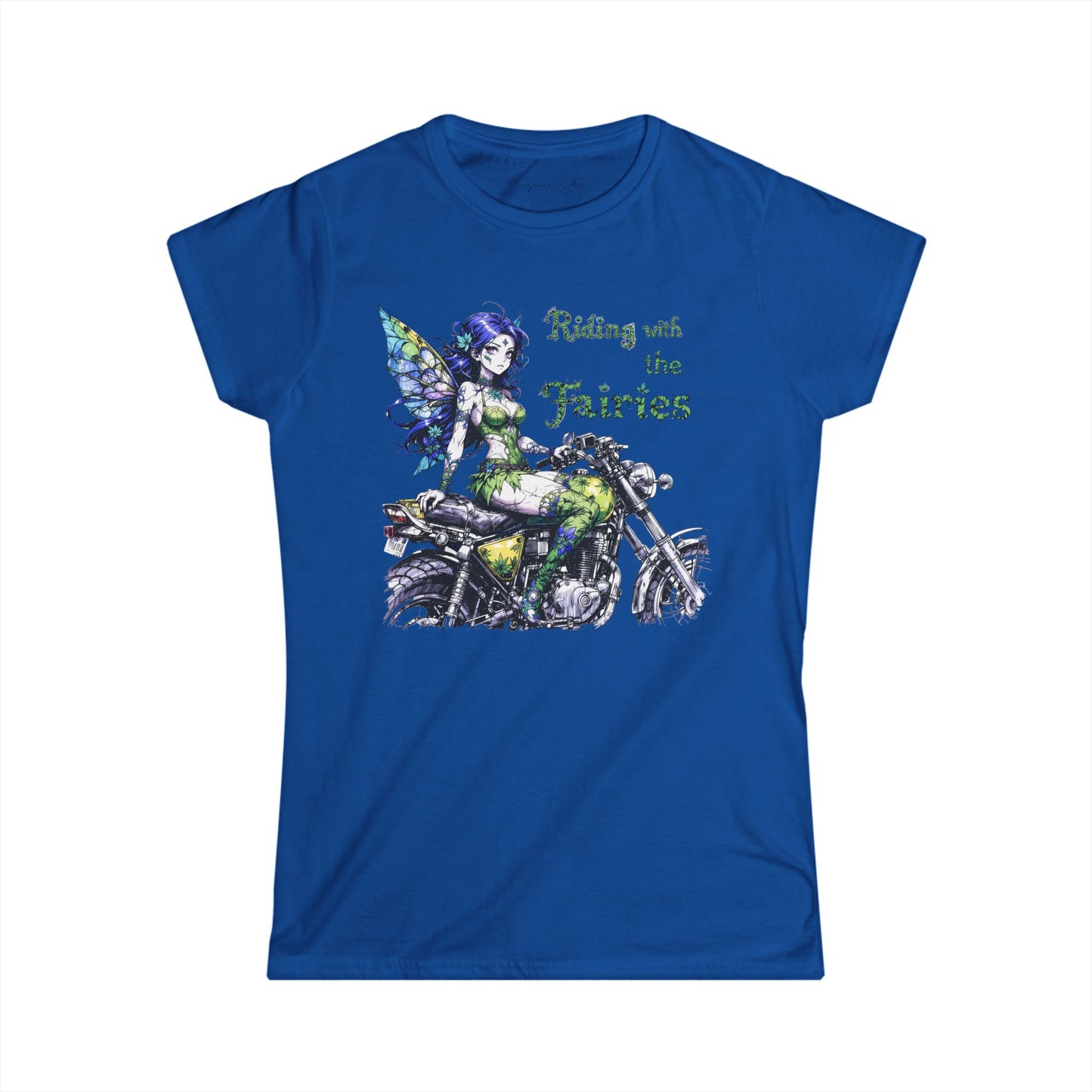 'Riding with the Fairies' Motorcycle Fairy - Fairy Anime - Women's Tee