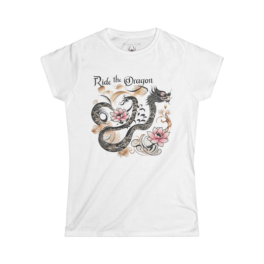 Ride the Dragon - Dragon & Cherry Blossom Women's Tee