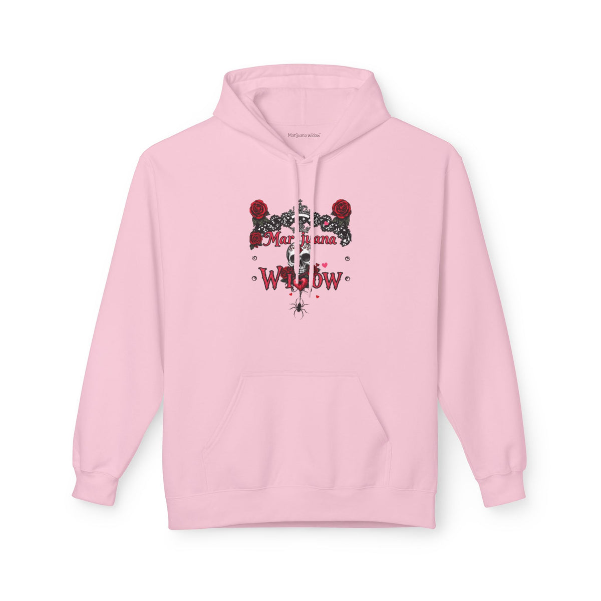 Royalty Hoodie - Skull Spider Rose Gothic Floral Graphic Pullover