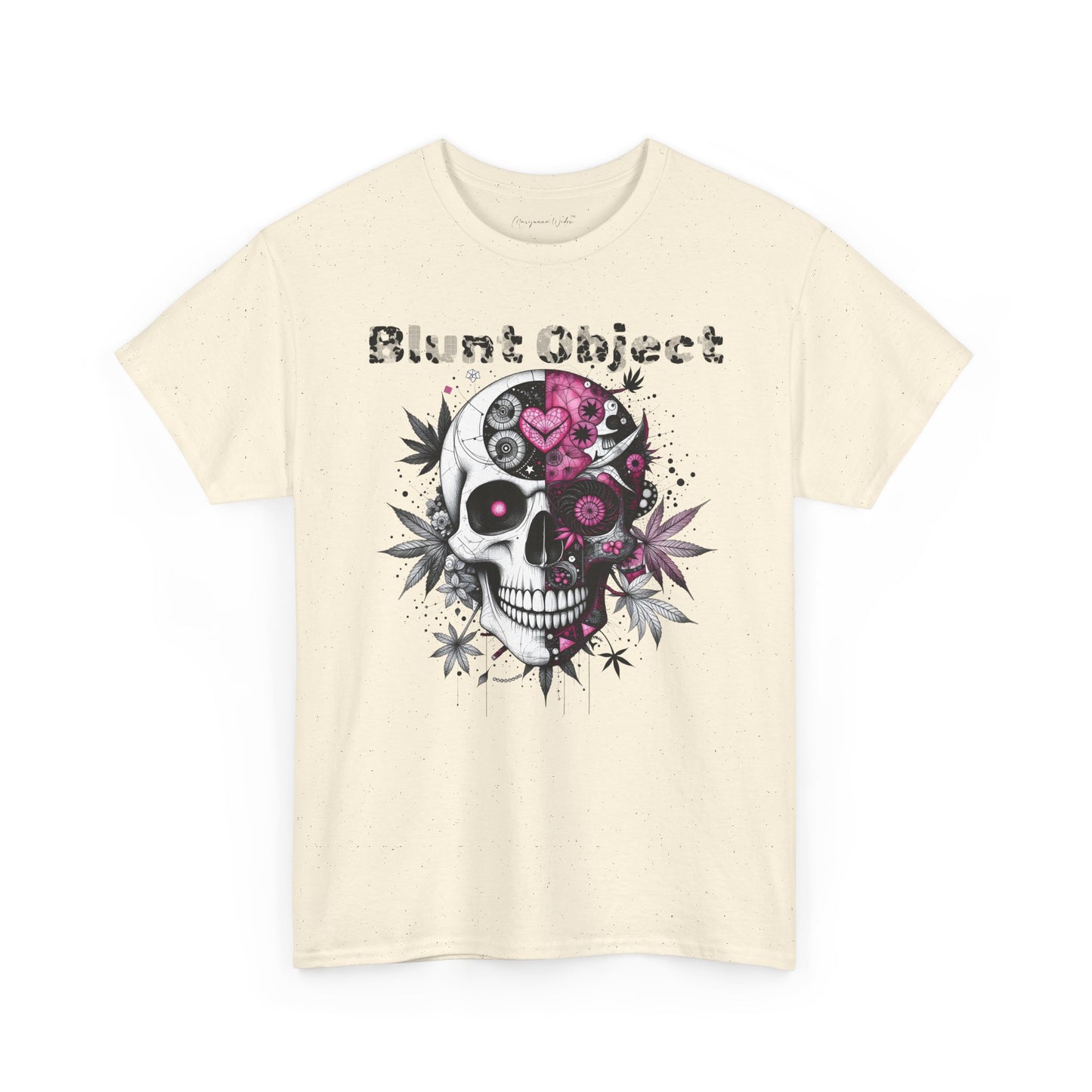 Blunt Object - Skull with Hearts Unisex Tee