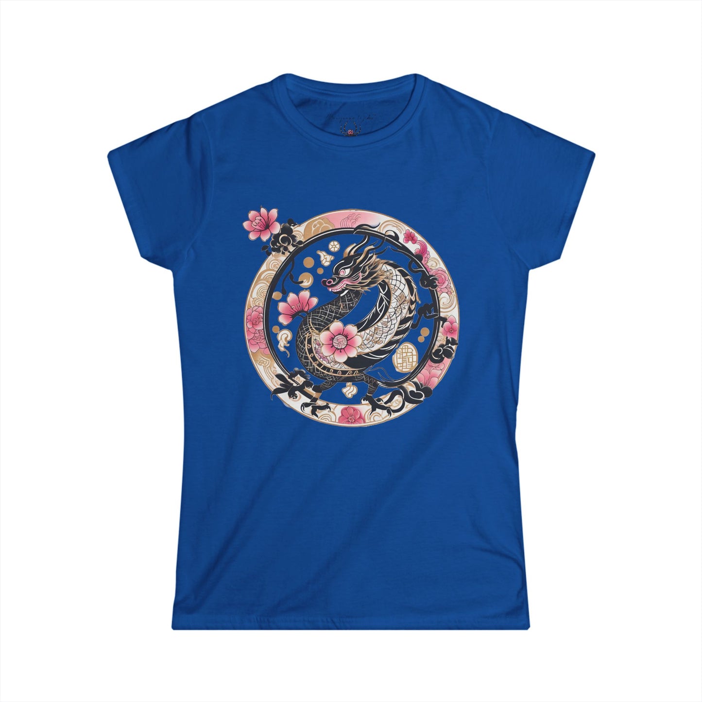 Sakura Dragon Floral Graphic Women's Tee