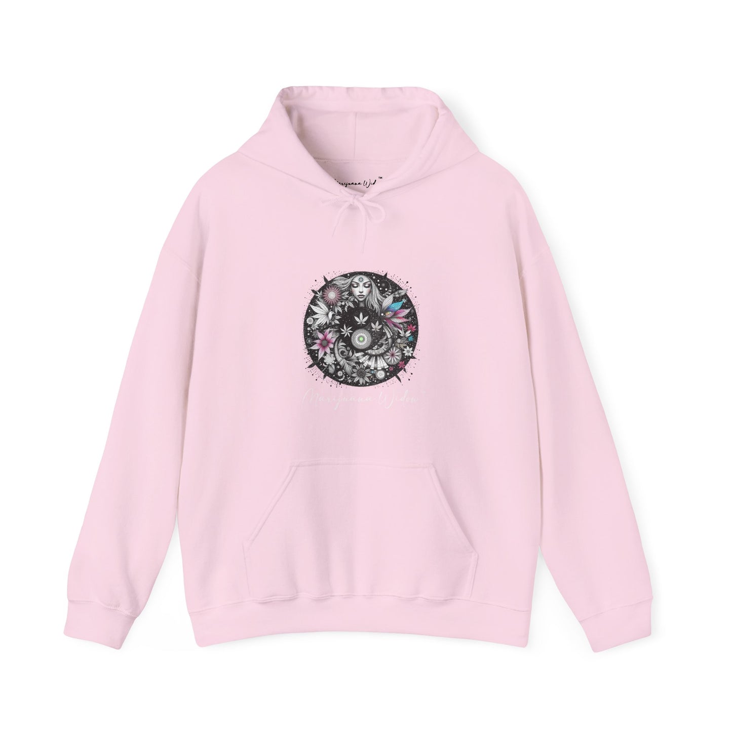 Angel Wings - Angel of Peace — Floral Gothic Spiritual Hoodie