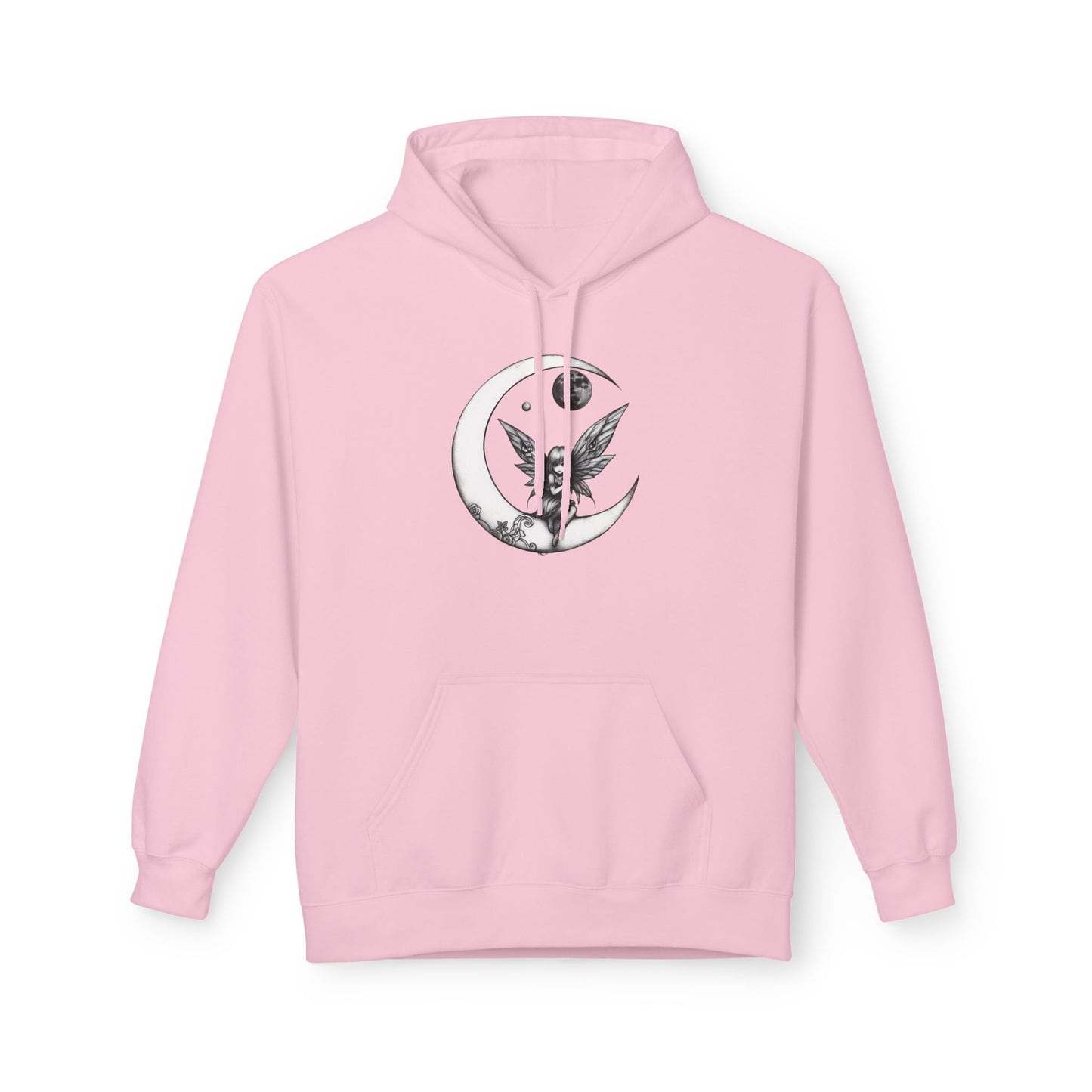 Little Girl in the Moon - Moonlight Fairy Hoodie — Whimsical Nighttime Fantasy Pullover