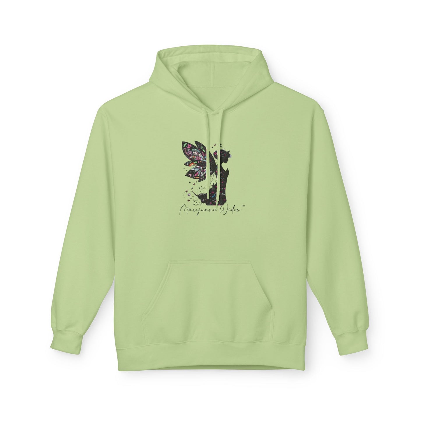 Praying for Peace - Fairy Butterfly Floral Wings Hoodie — Whimsical Butterfly Silhouette Pullover
