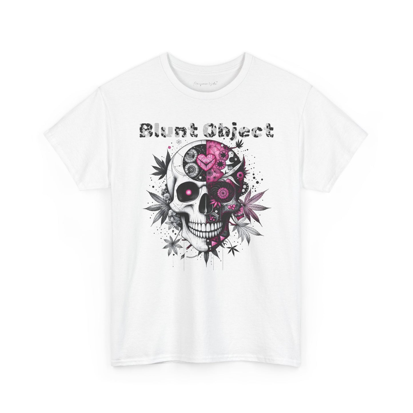 Blunt Object - Skull with Hearts Unisex Tee