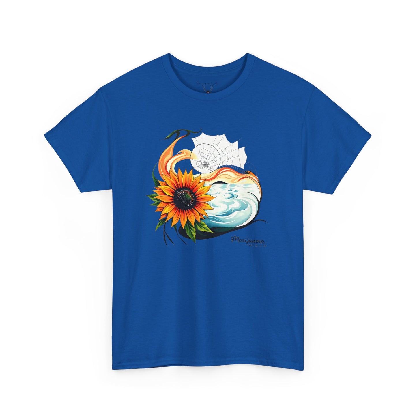 Sunflower Wave T-Shirt — Dreamcatcher Ocean Floral - Unisex T-shirt