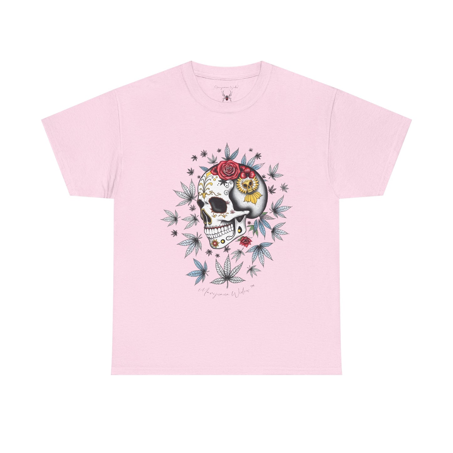 Dia de Los Muertos - Skull - Black Red Gold - Unisex T-shirt