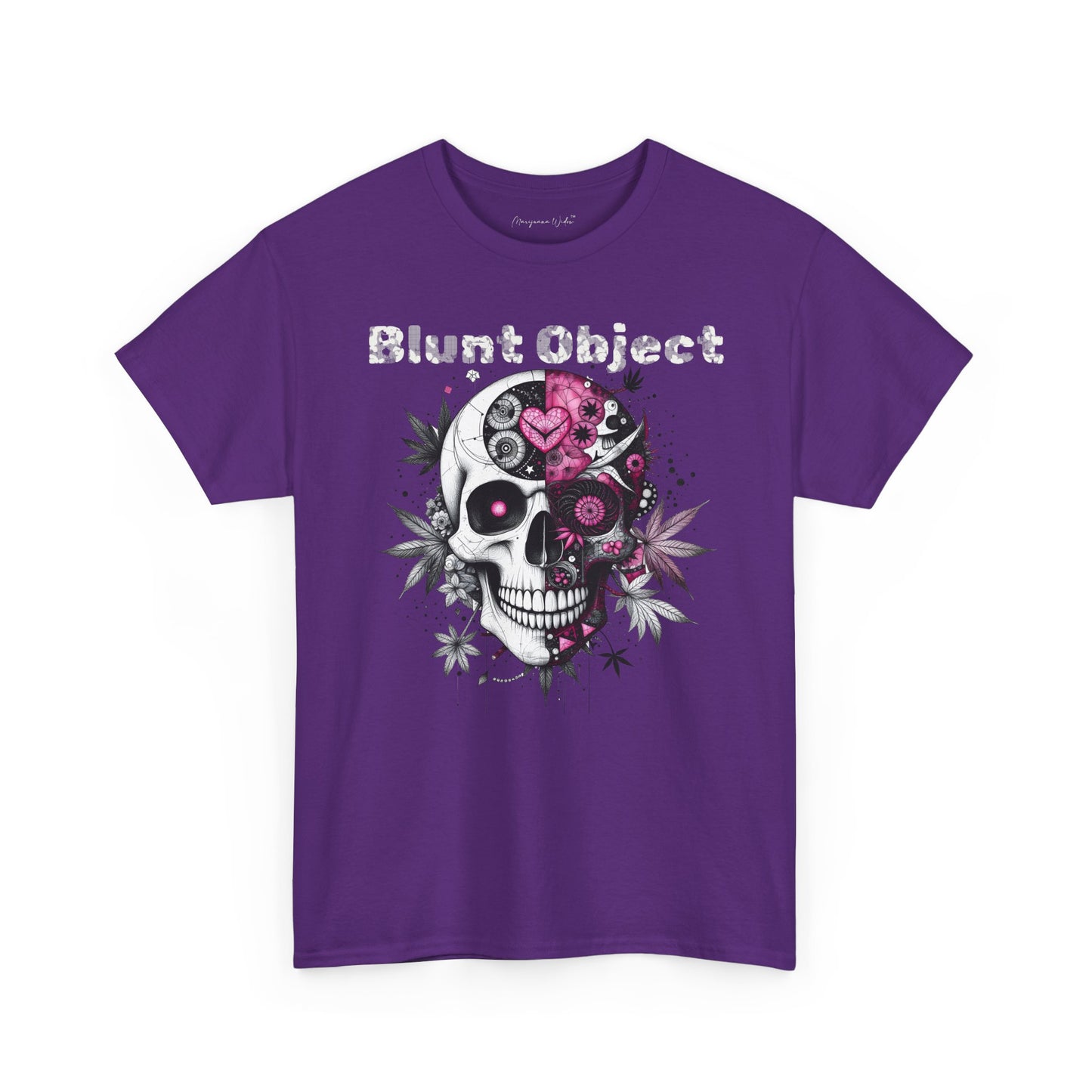 Blunt Object - Skull with Hearts Unisex Tee