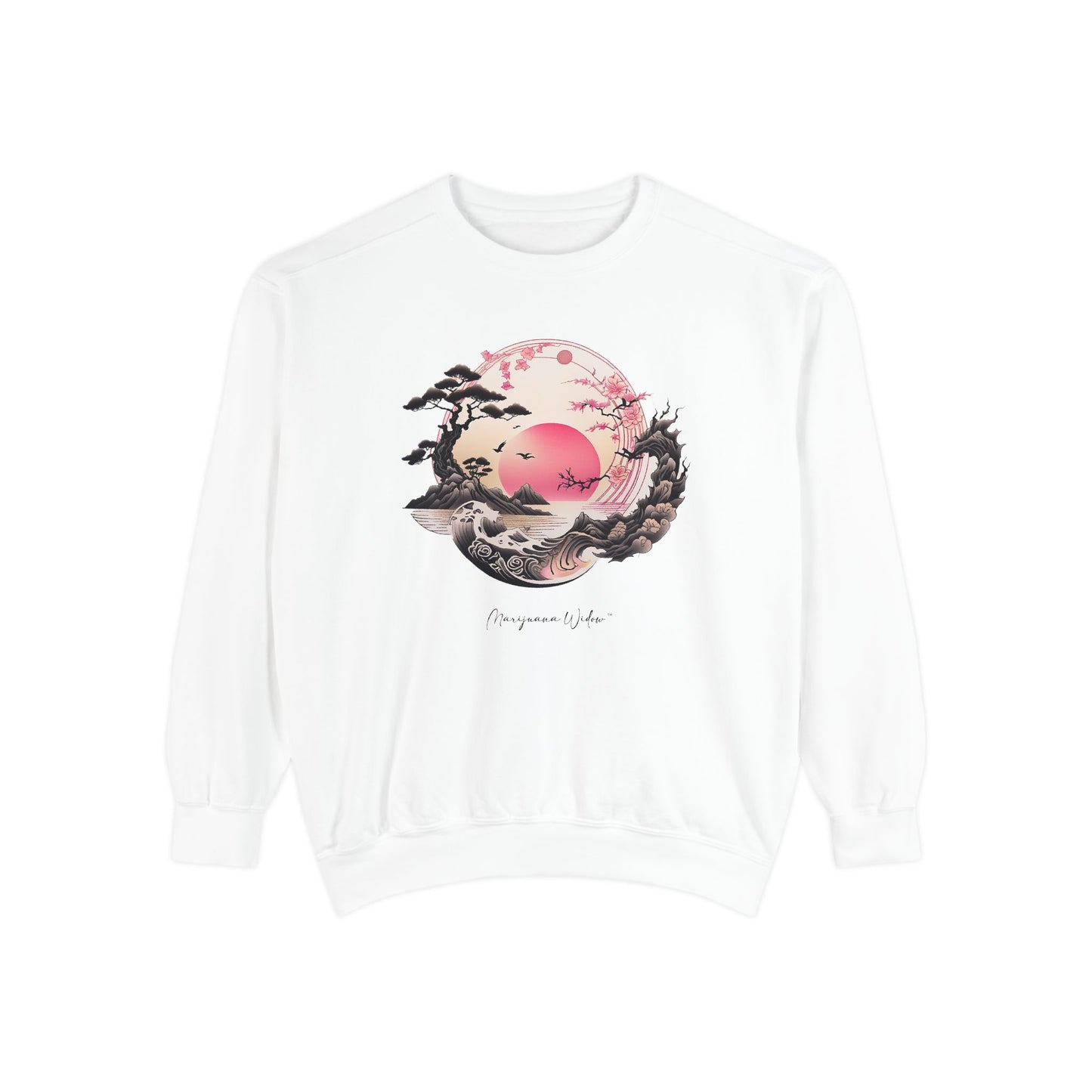 Japanese Sunset Cherry Blossom Sweatshirt