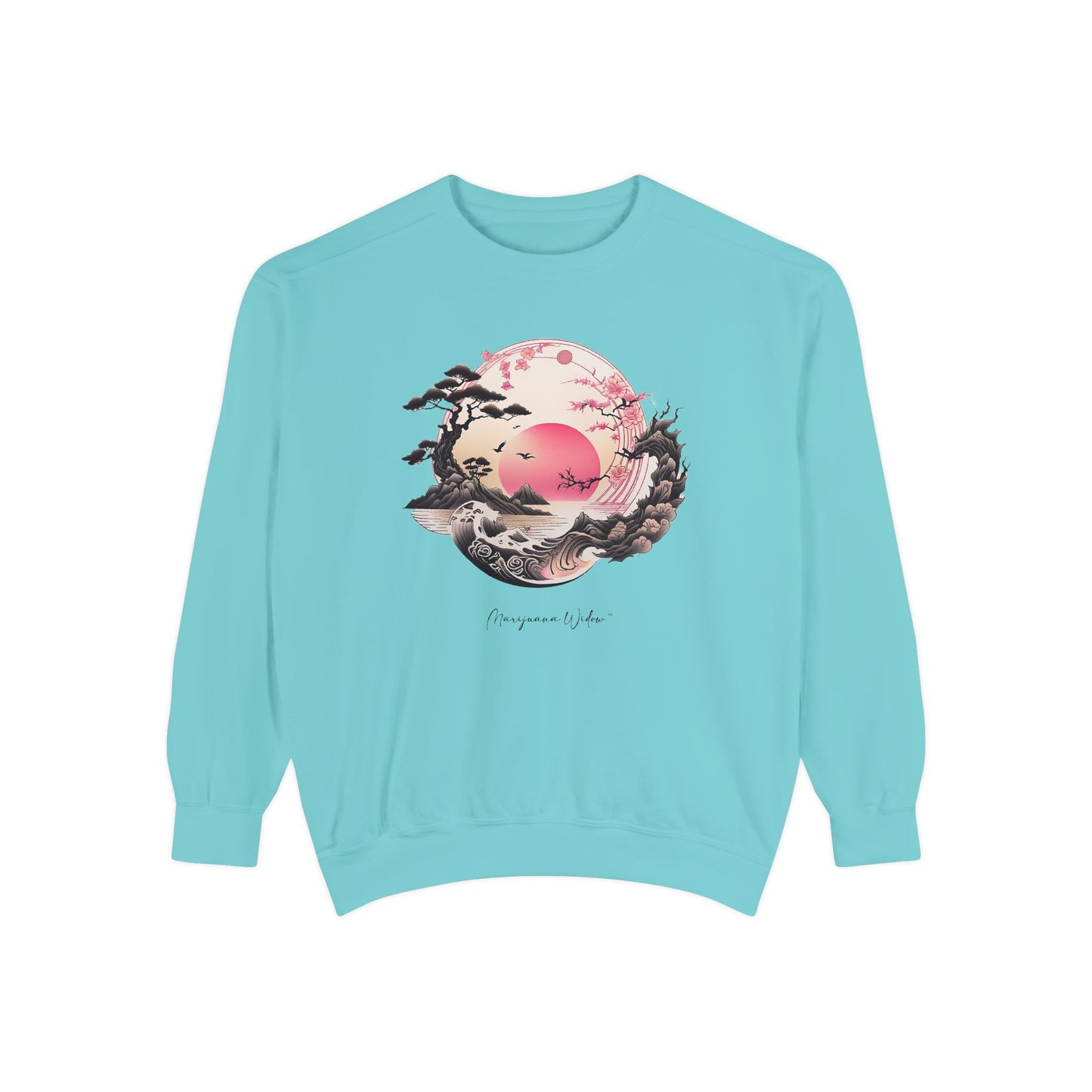 Japanese Sunset Cherry Blossom Sweatshirt