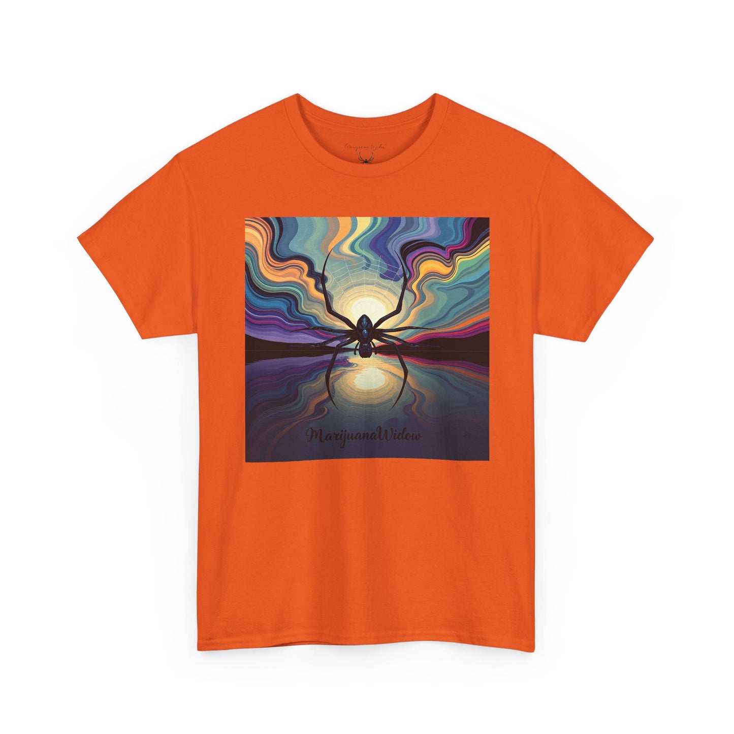 Psychedelic Sunset Spider - Unisex T-Shirt