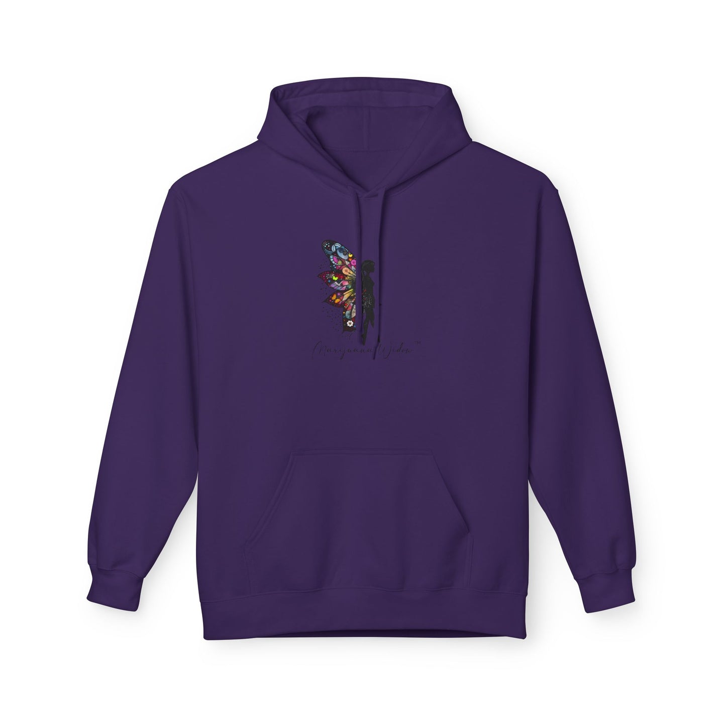 Fairy Dancer - Fairy Butterfly Wings Hoodie — Colorful Butterfly Mosaic Design