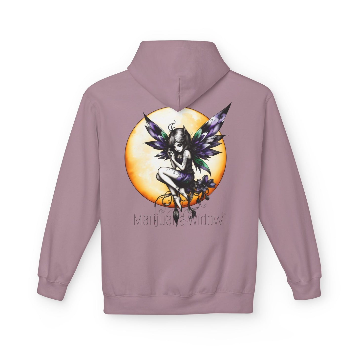 Little Girl in the Moon - Moonlight Fairy Hoodie — Whimsical Nighttime Fantasy Pullover