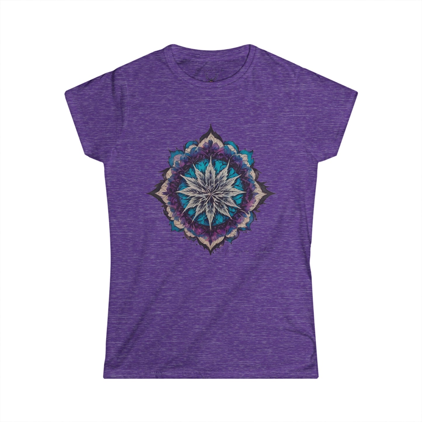 Spiritual Journey in Purple and Blue — Women's Tee
