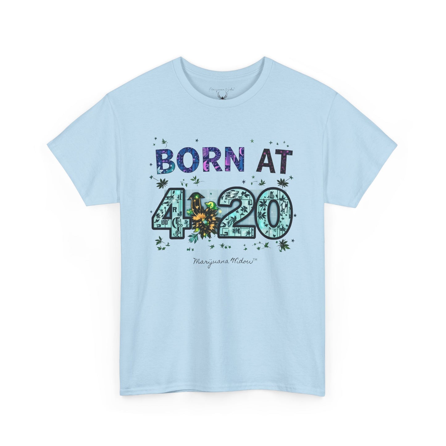 Born at 4/20 T-Shirt — Cannabis Birthday Tee