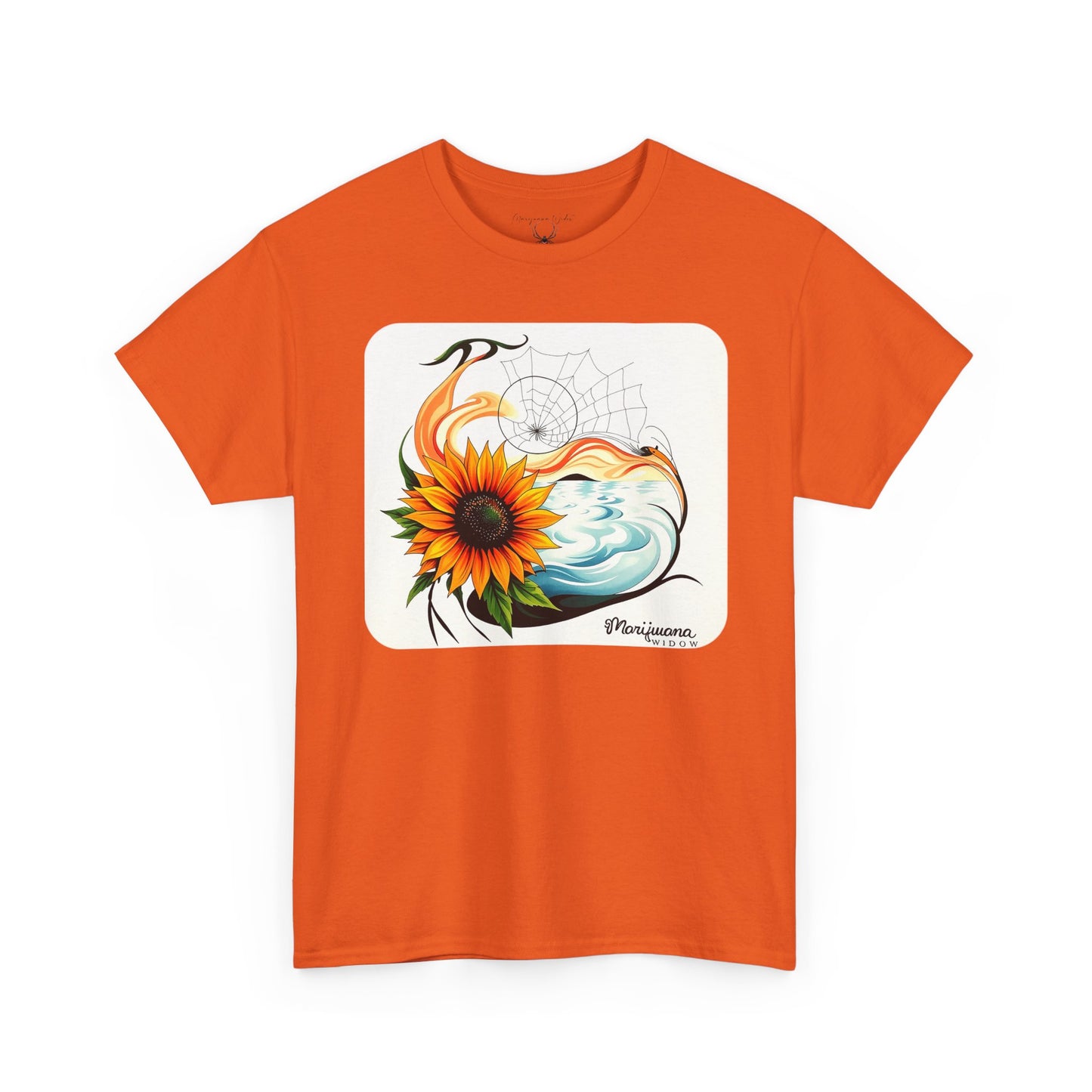 Sunflower Wave T-Shirt — Dreamcatcher Ocean Floral - Unisex T-shirt