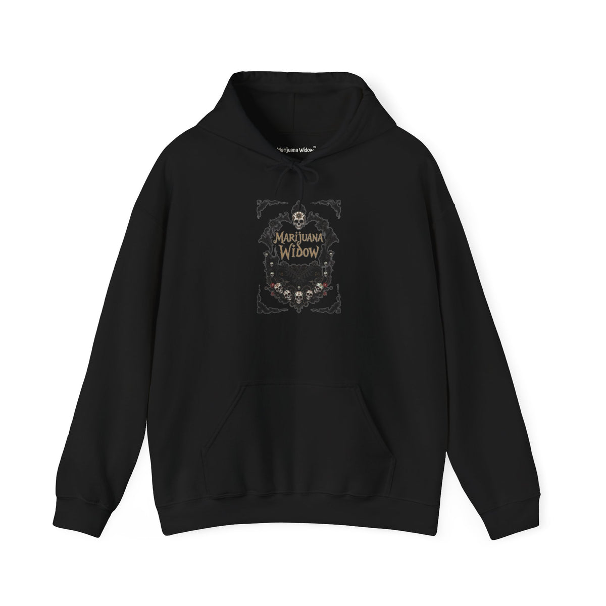Marijuana Widow "Skull Collective" - Gothic Skull Hoodie - Unisex Pullover