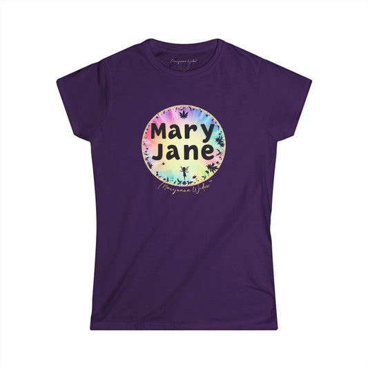 Mary Jane Aurora - Women's Tee — Cannabis Themed Graphic Shirt