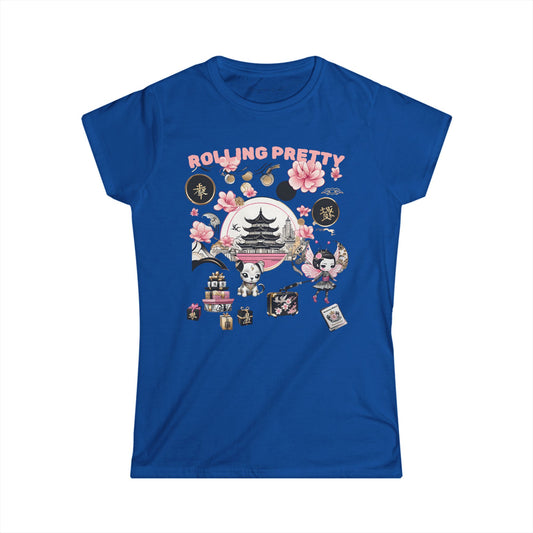 Geisha Angel on Vacation — Rolling Pretty - Women's Tee