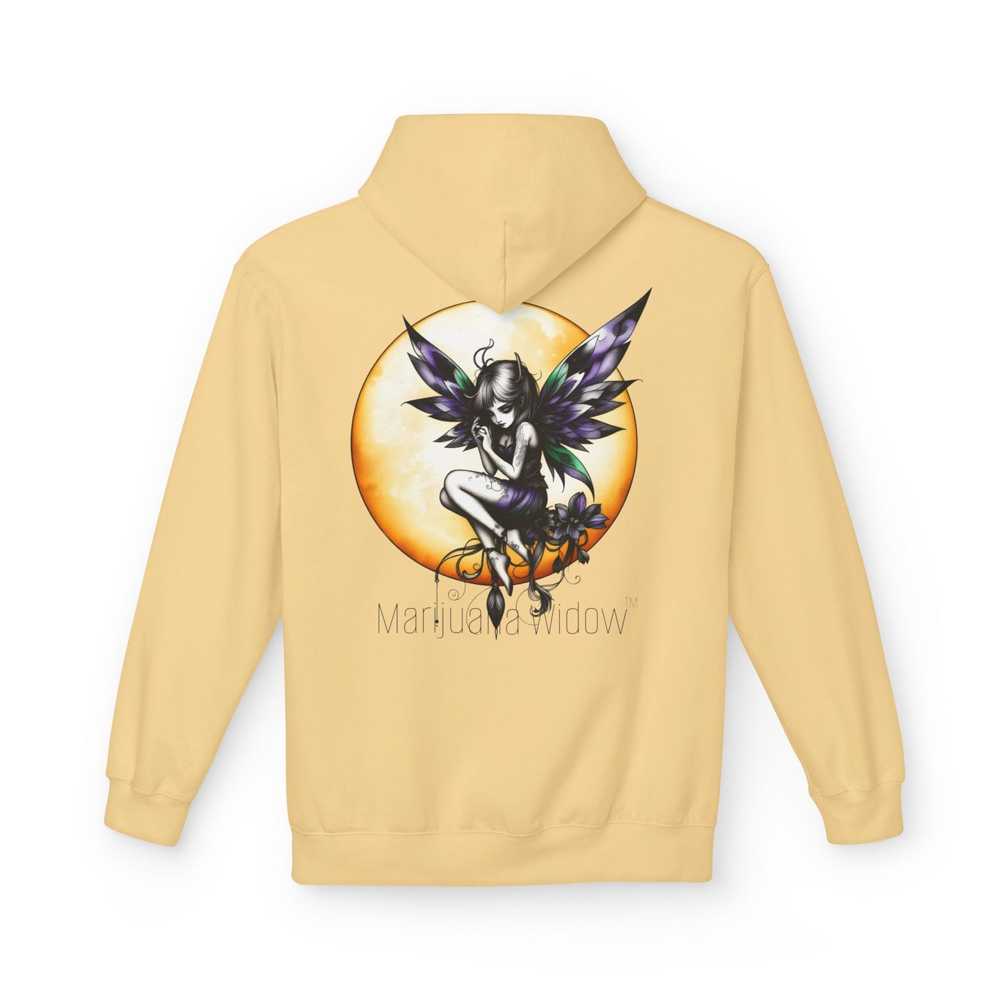 Little Girl in the Moon - Moonlight Fairy Hoodie — Whimsical Nighttime Fantasy Pullover