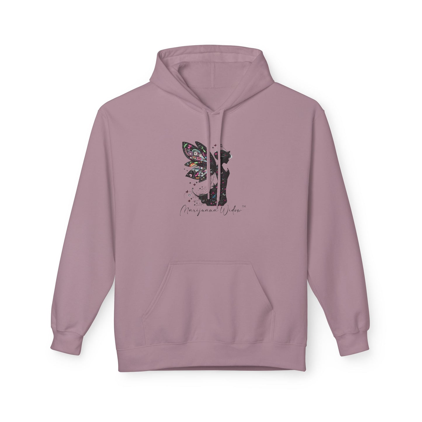 Praying for Peace - Fairy Butterfly Floral Wings Hoodie — Whimsical Butterfly Silhouette Pullover