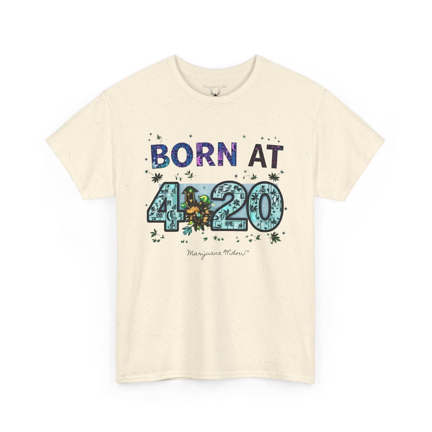 Born at 4/20 T-Shirt — Cannabis Birthday Tee