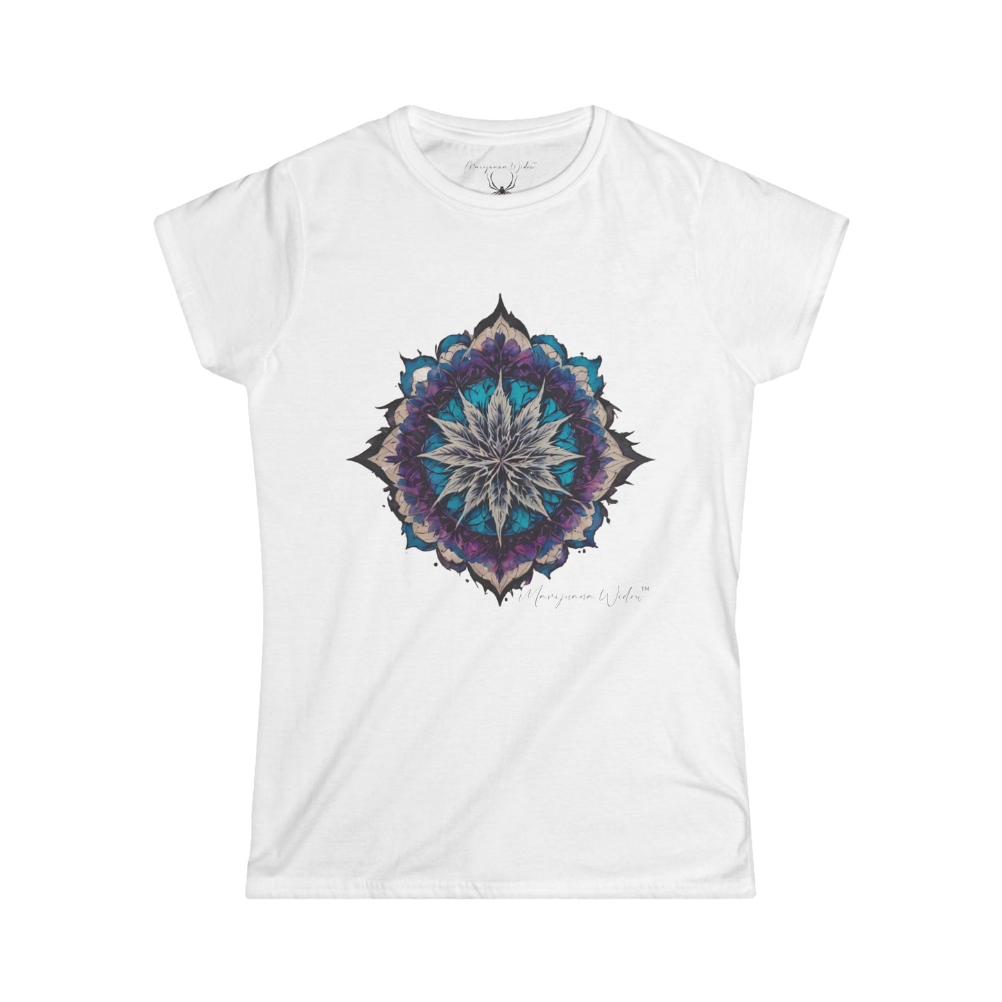 Spiritual Journey in Purple and Blue — Women's Tee
