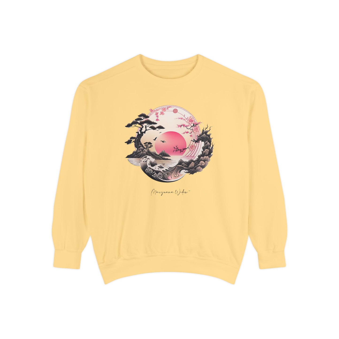 Japanese Sunset Cherry Blossom Sweatshirt