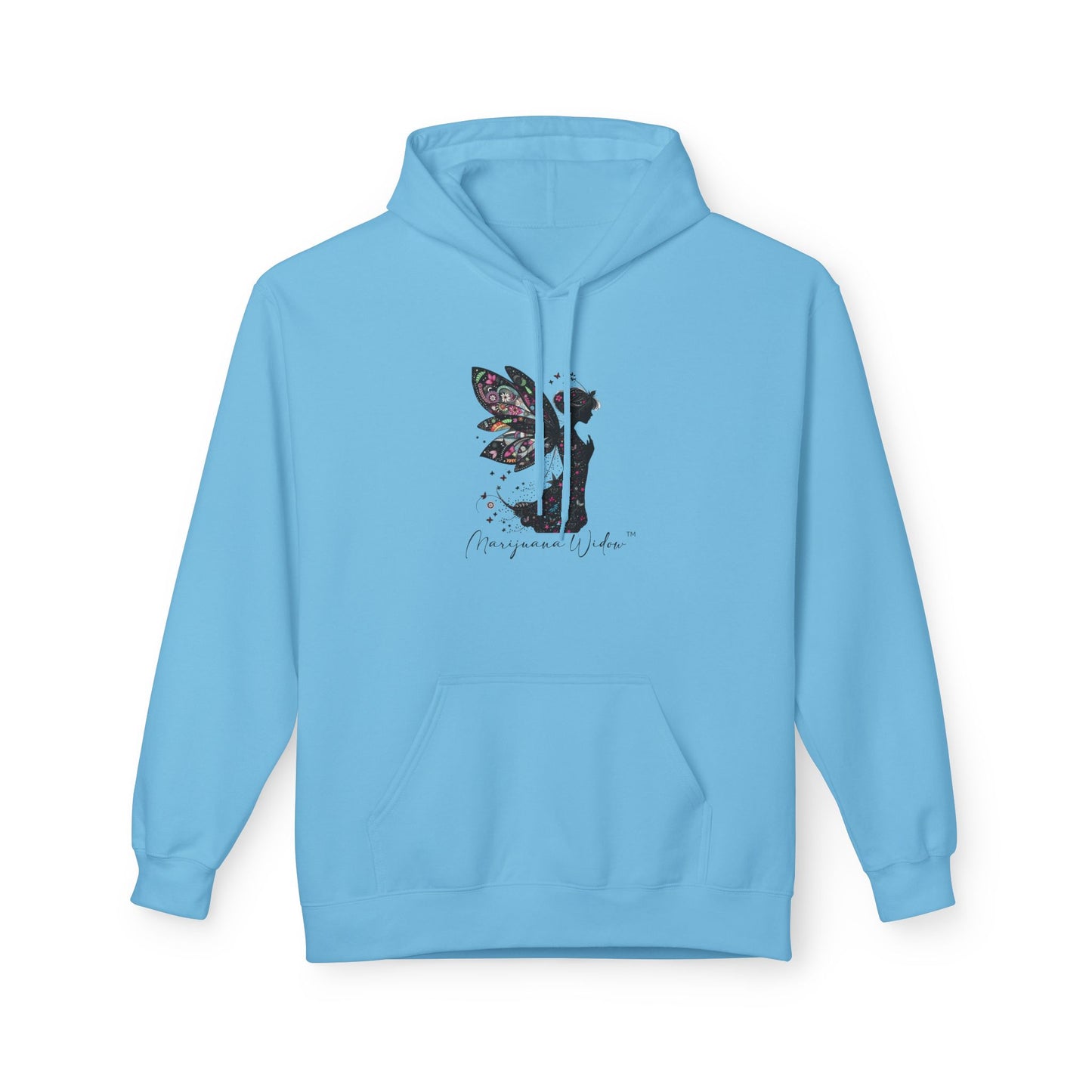 Praying for Peace - Fairy Butterfly Floral Wings Hoodie — Whimsical Butterfly Silhouette Pullover
