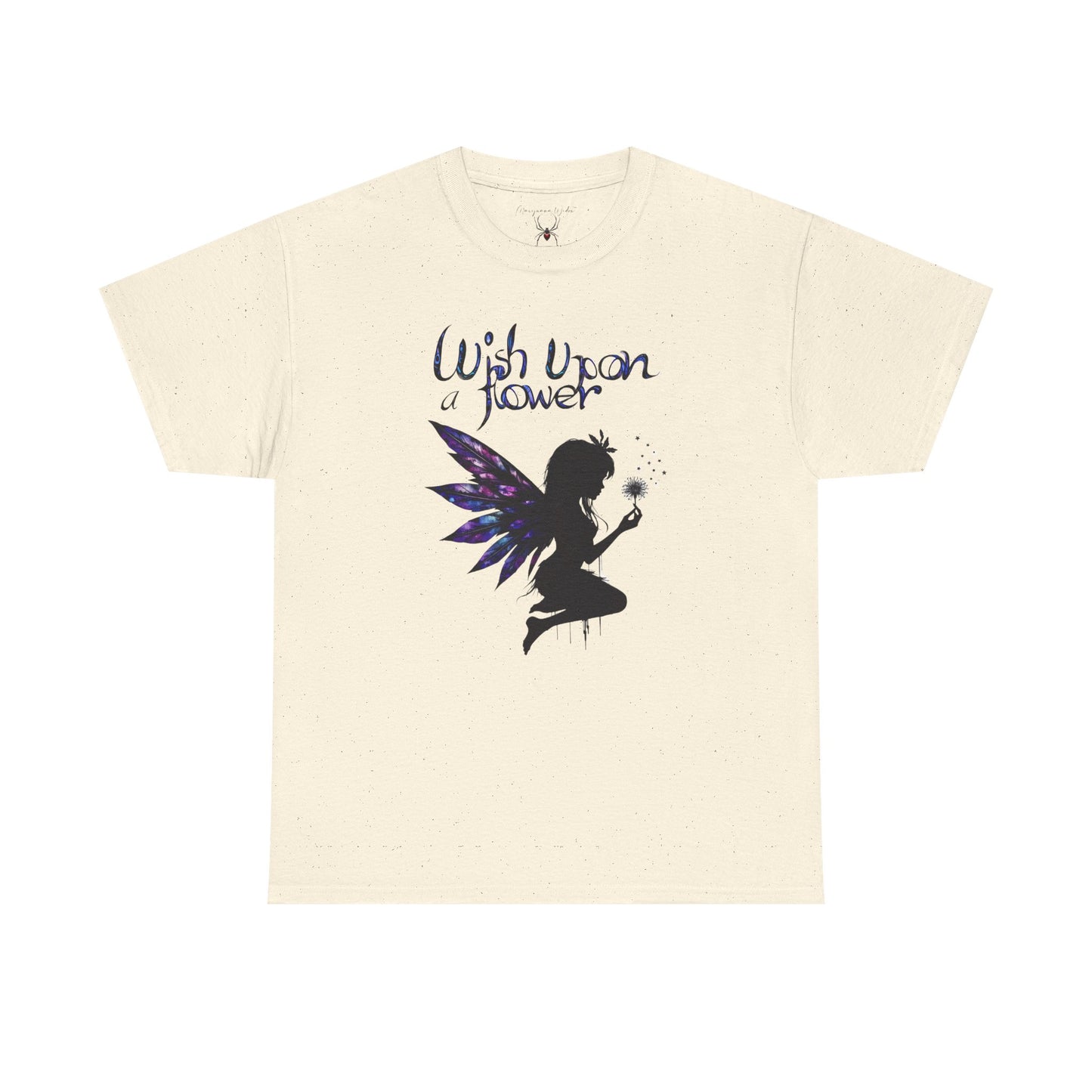 Dandelion Fairy Silhouette T‑Shirt — Wish Upon a Flower Magical Fantasy - Unisex T-shirt