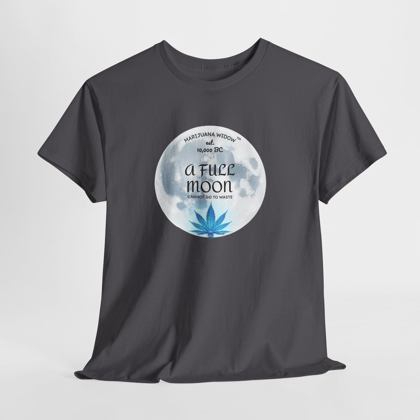 Full Moon Marijuana Flower - Unisex T-shirt