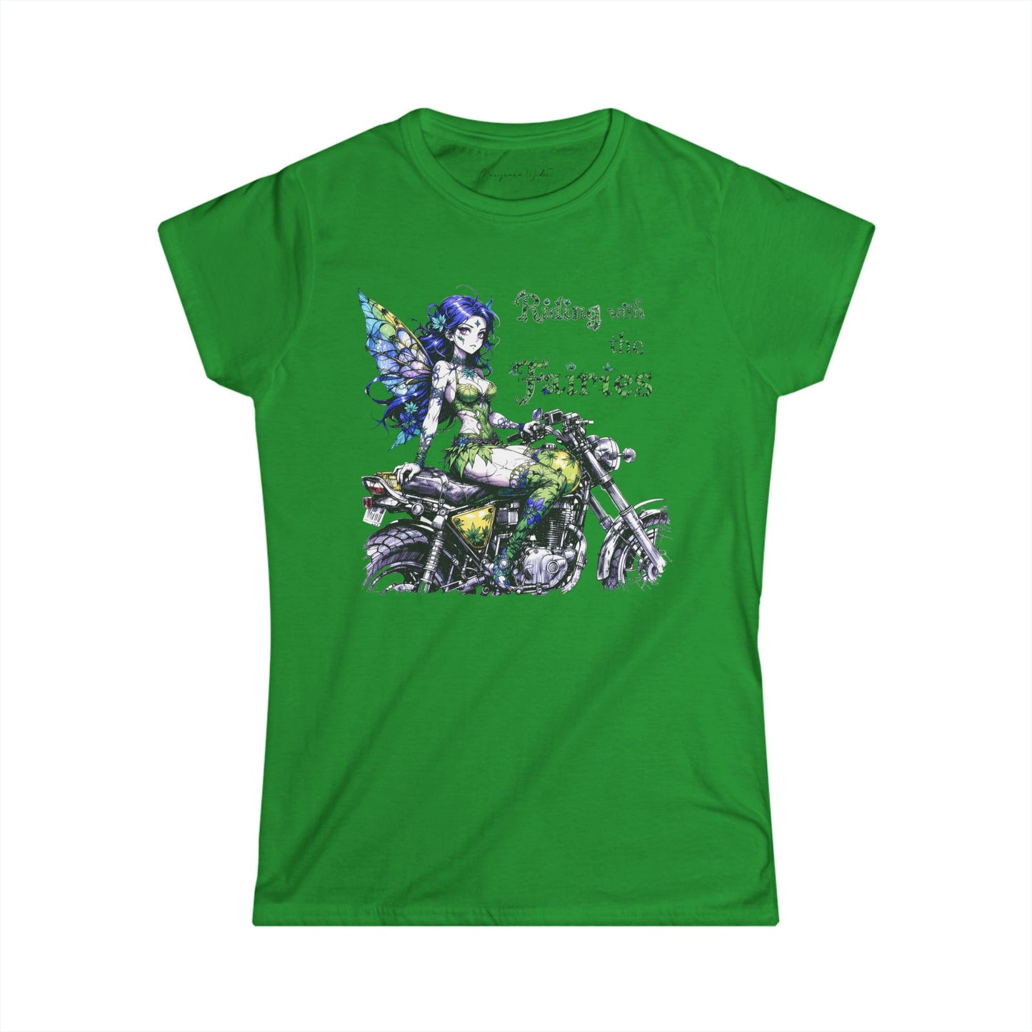 'Riding with the Fairies' Motorcycle Fairy - Fairy Anime - Women's Tee