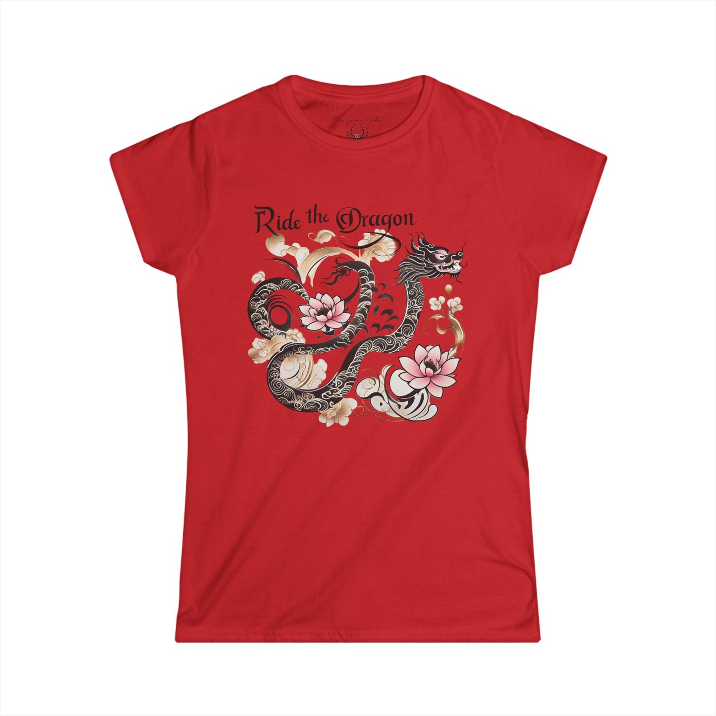 Ride the Dragon - Dragon & Cherry Blossom Women's Tee