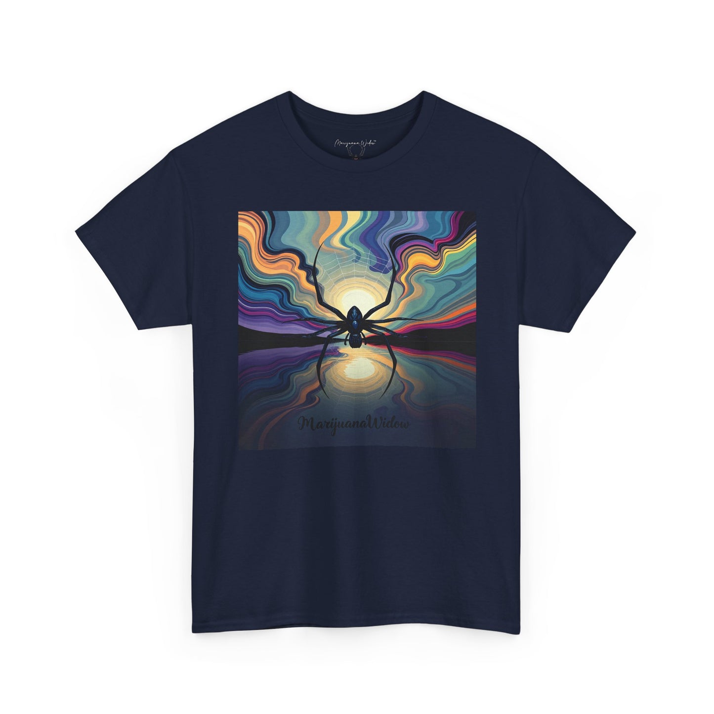 Psychedelic Sunset Spider - Unisex T-Shirt
