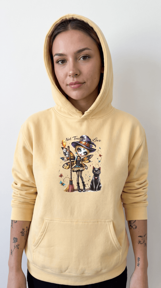 Halloween Fairy - Not Tonight Love - Cat Moonlit Forest Unisex Hoodie