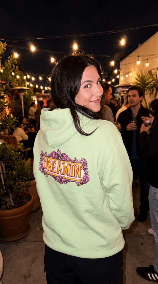 Goth Fairy - Dreamin' Butterfly Hoodie — Vintage Floral Graphic Unisex Pullover