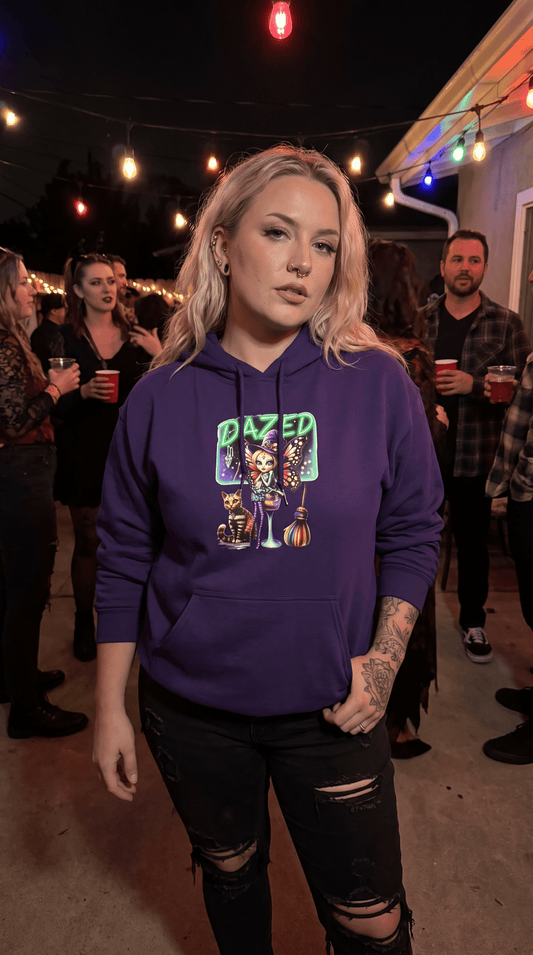 Halloween Fairy - Dazed - Retro Neon Unisex Hoodie
