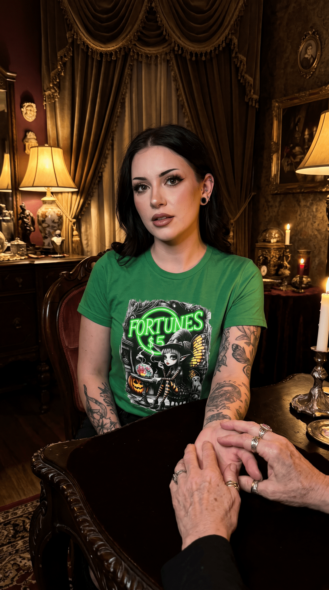 Halloween Fairy - Fortunes Galore - Women's Softstyle T-Shirt - Marijuana Widow