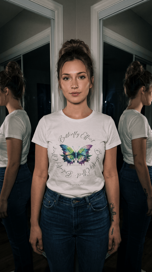 Butterfly Effect - Women's Softstyle Tee - Marijuana Widow