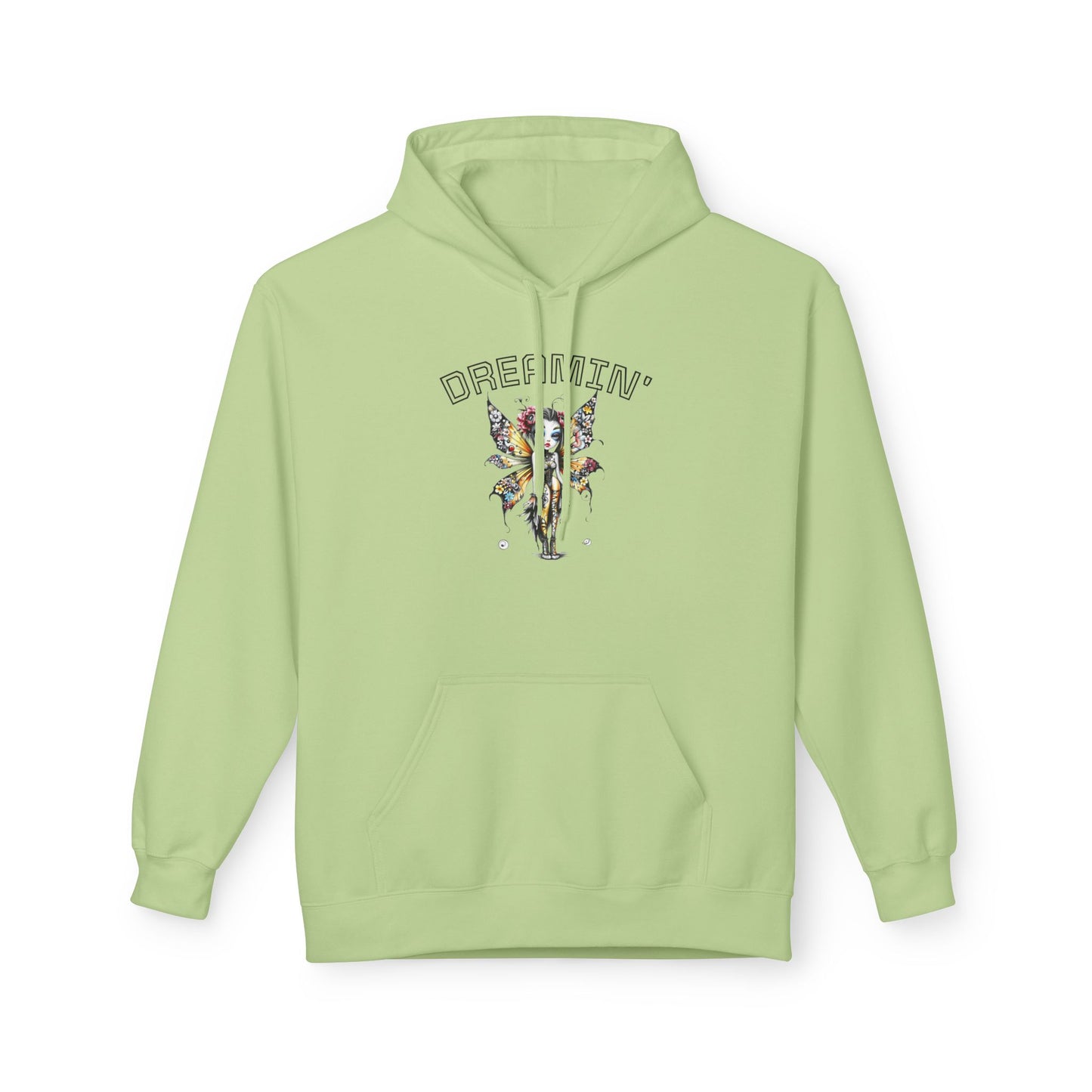 Goth Fairy - Dreamin' Floral Hoodie — Unisex Pullover