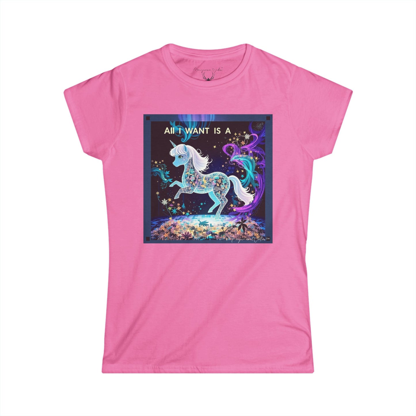 All I Want Is a Unicorn (Blue) — Women's Tee