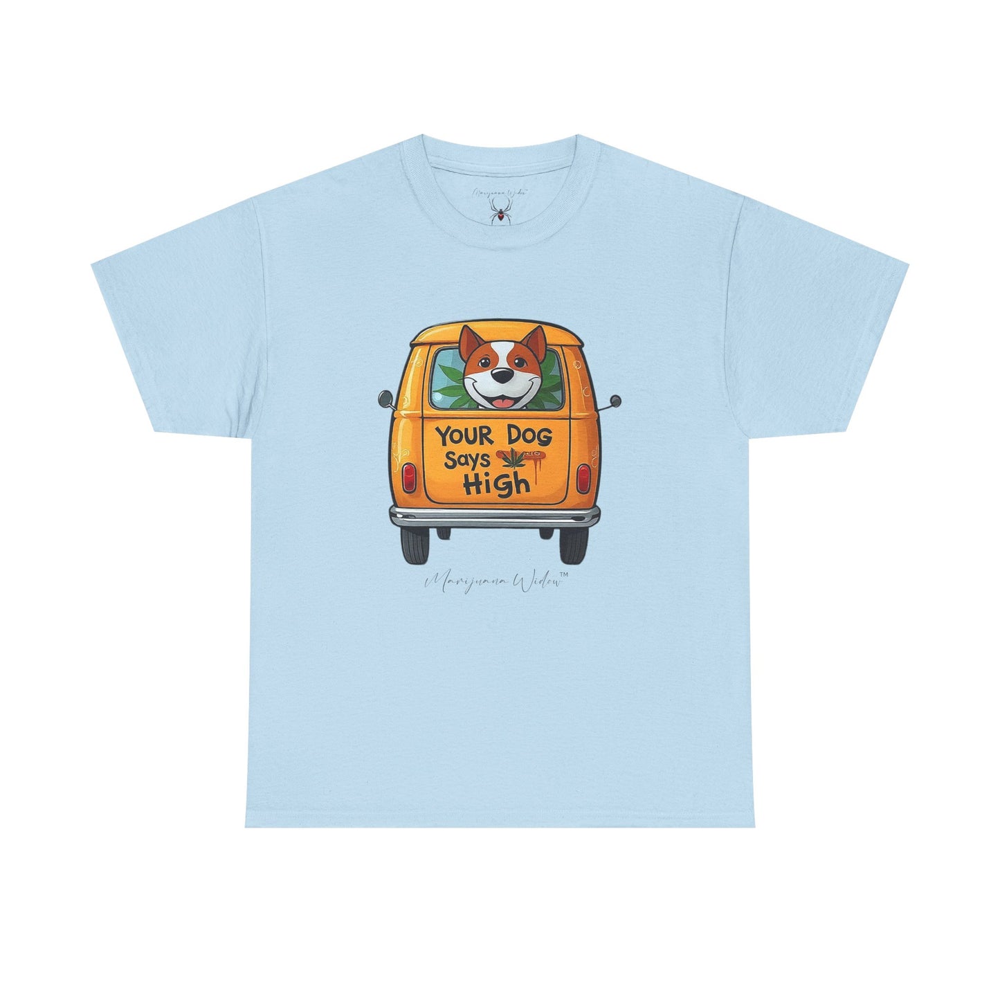 Camper Van High - Your Dog Says High Yellow Van - Unisex T-shirt
