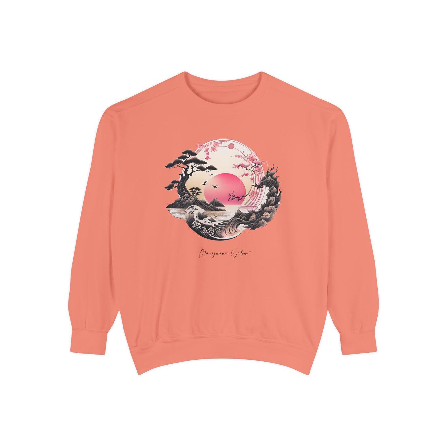 Japanese Sunset Cherry Blossom Sweatshirt