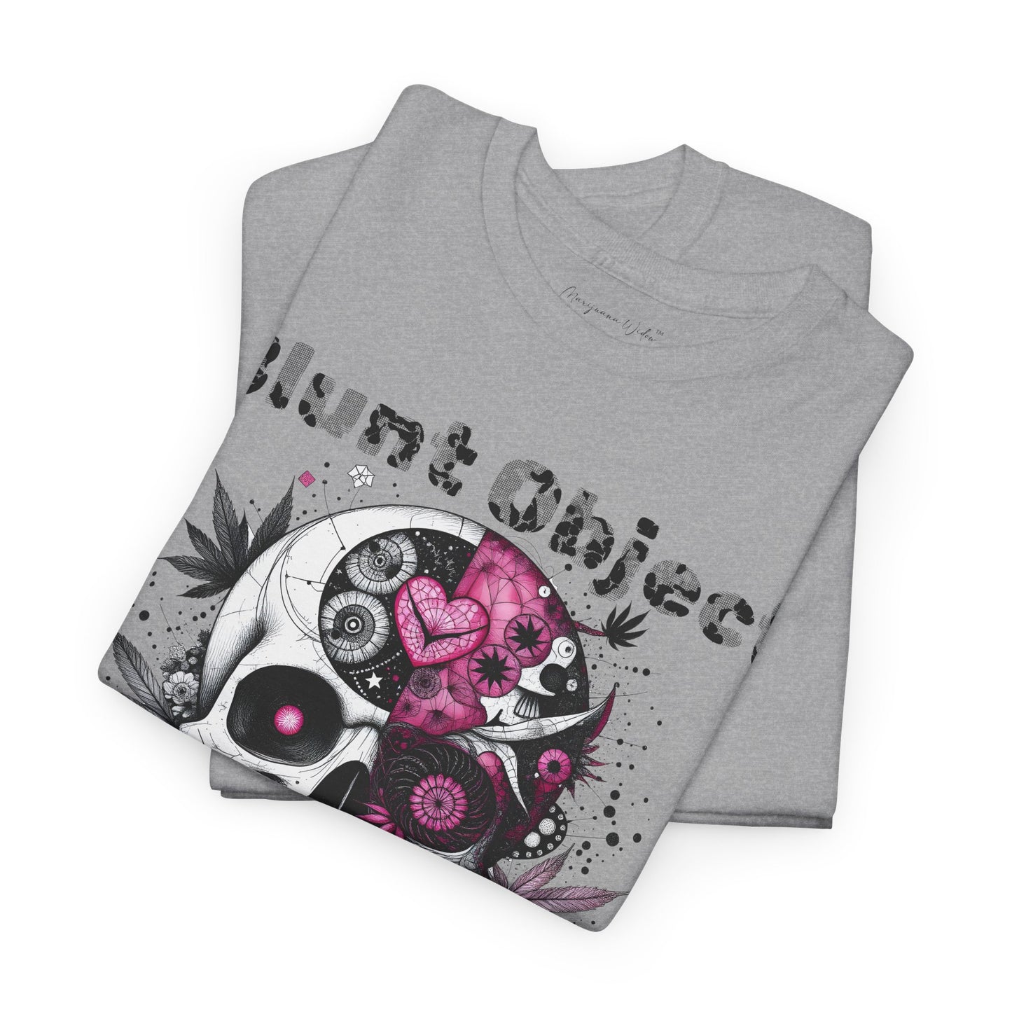 Blunt Object - Skull with Hearts Unisex Tee